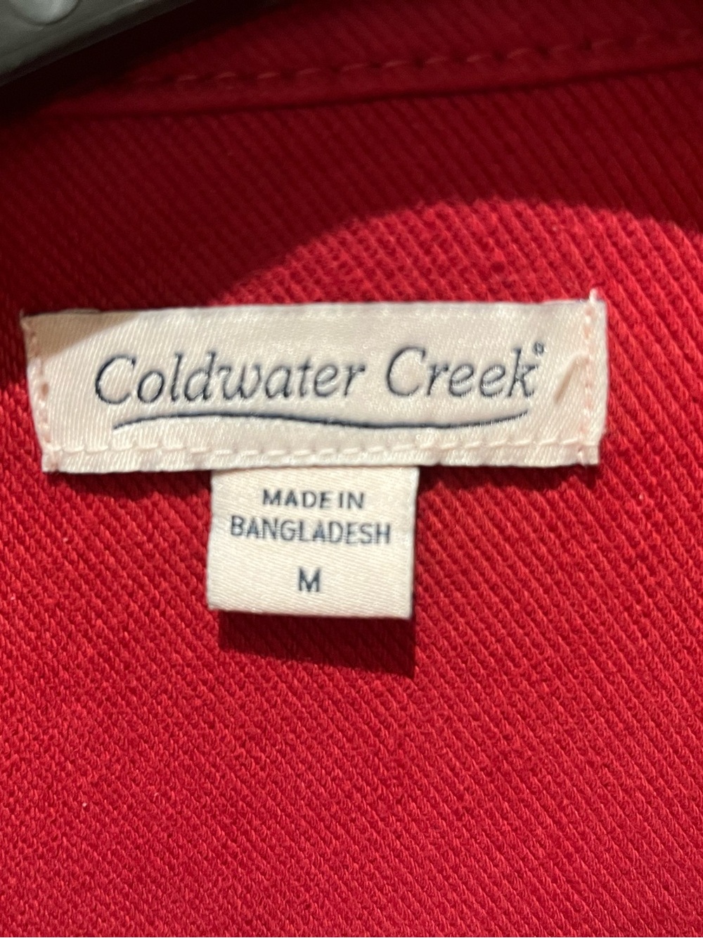 COLDWATER CREEK knit denim Jacket M - Picture 3 of 7